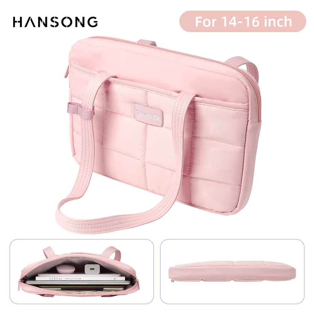Tablet Shoulder Bag - 14/15,6 Zoll Große Kapazität Schulter-Handtasche Casual-Tasche