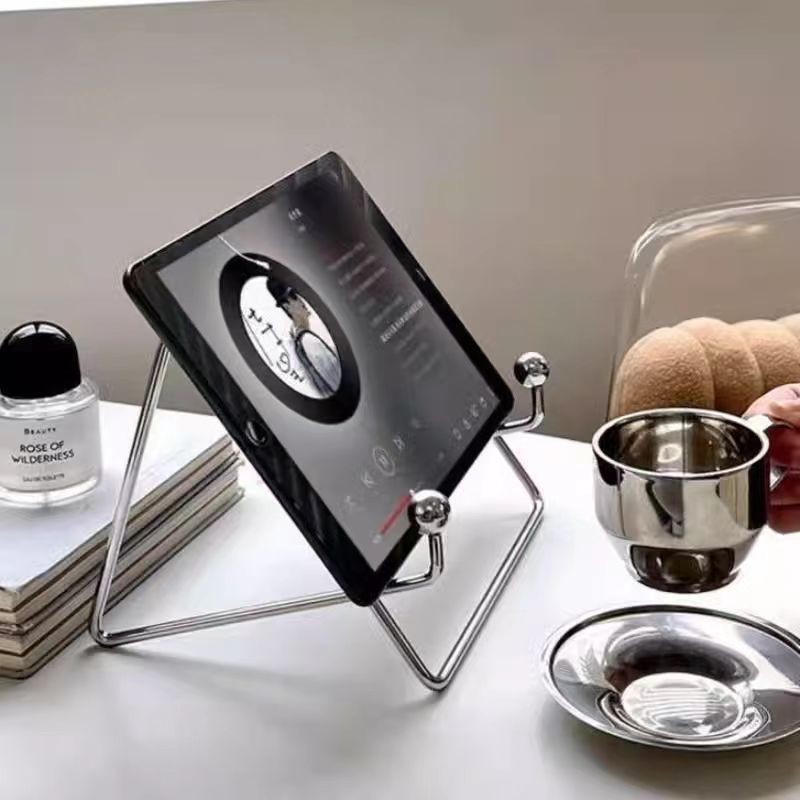 Tablet Reading Accessories - Tragbarer Metallständer im Wind-Design, verstellbarer Tablet-Halter