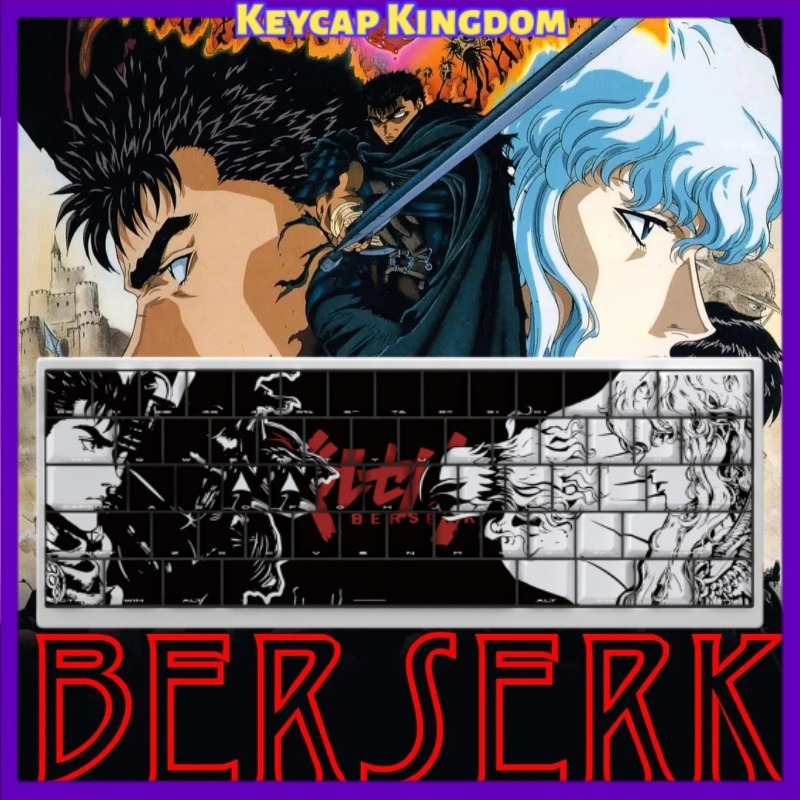 Tablet Pc Accessories - BERSERK Theme Anime Keycap 98 Tasten