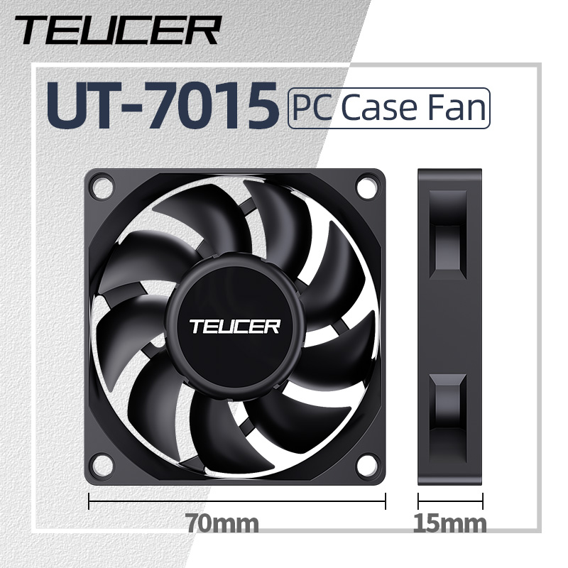 Tablet With All Accessories - Teucer UT-7015 7 cm Chassis-Lüfter, hydraulisches