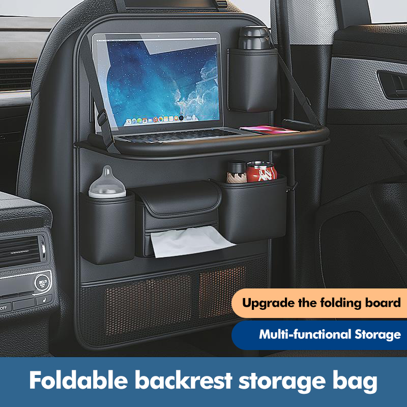 Tablet Accessories Bag - Multifunktionale Autositz-Rückentasche mit Großer Kapazität, Rücksitz-Organizer,