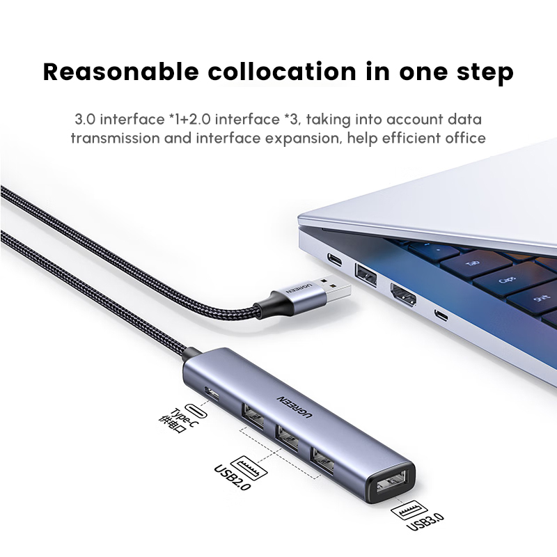 UGREEN USB-Hub mit 4 USB2.0-An – Usb Hub Type C Bewertung und Preis