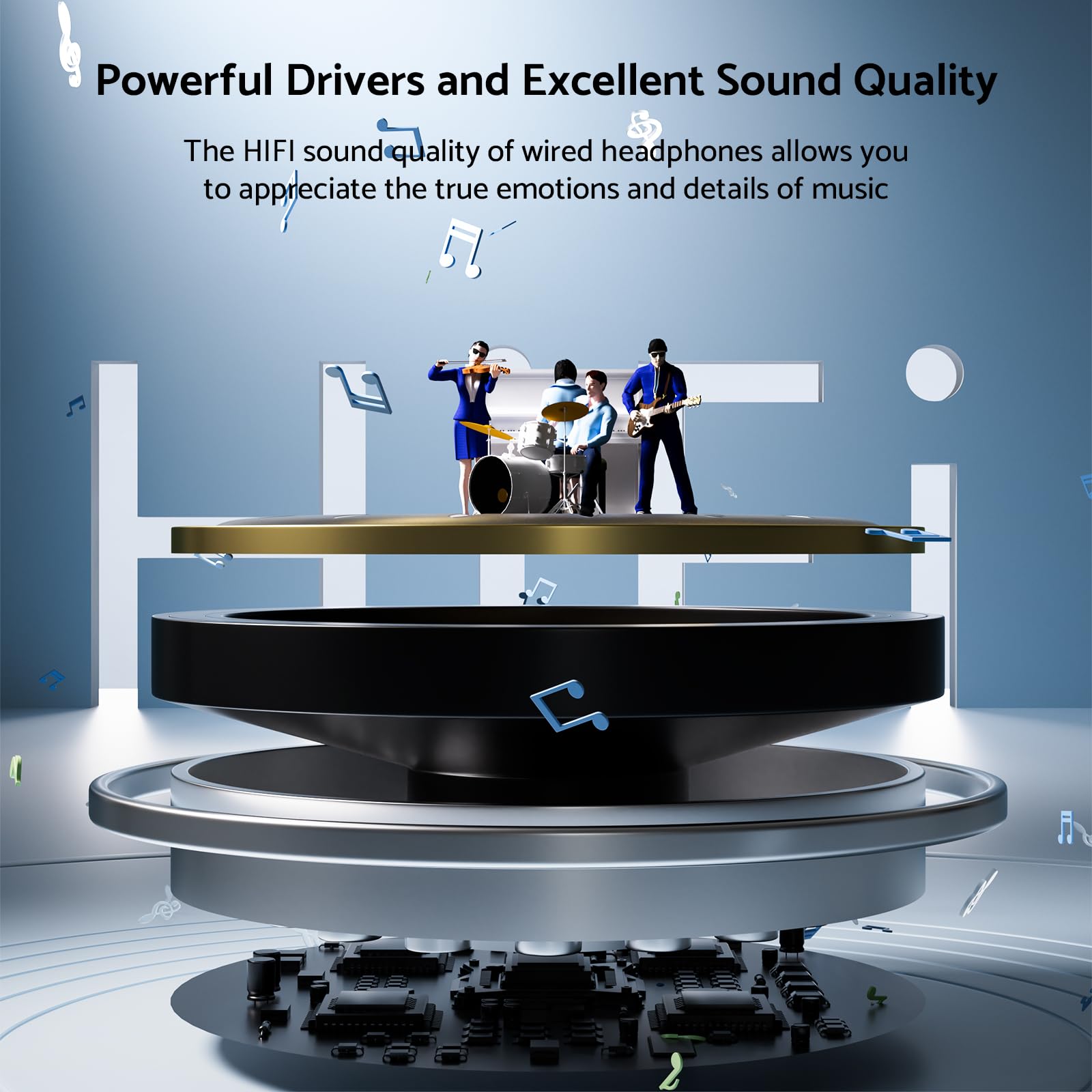 HiFi-Surround-Kopfhörer, Bass- – Tablet Pc Accessories Bewertung und Preis