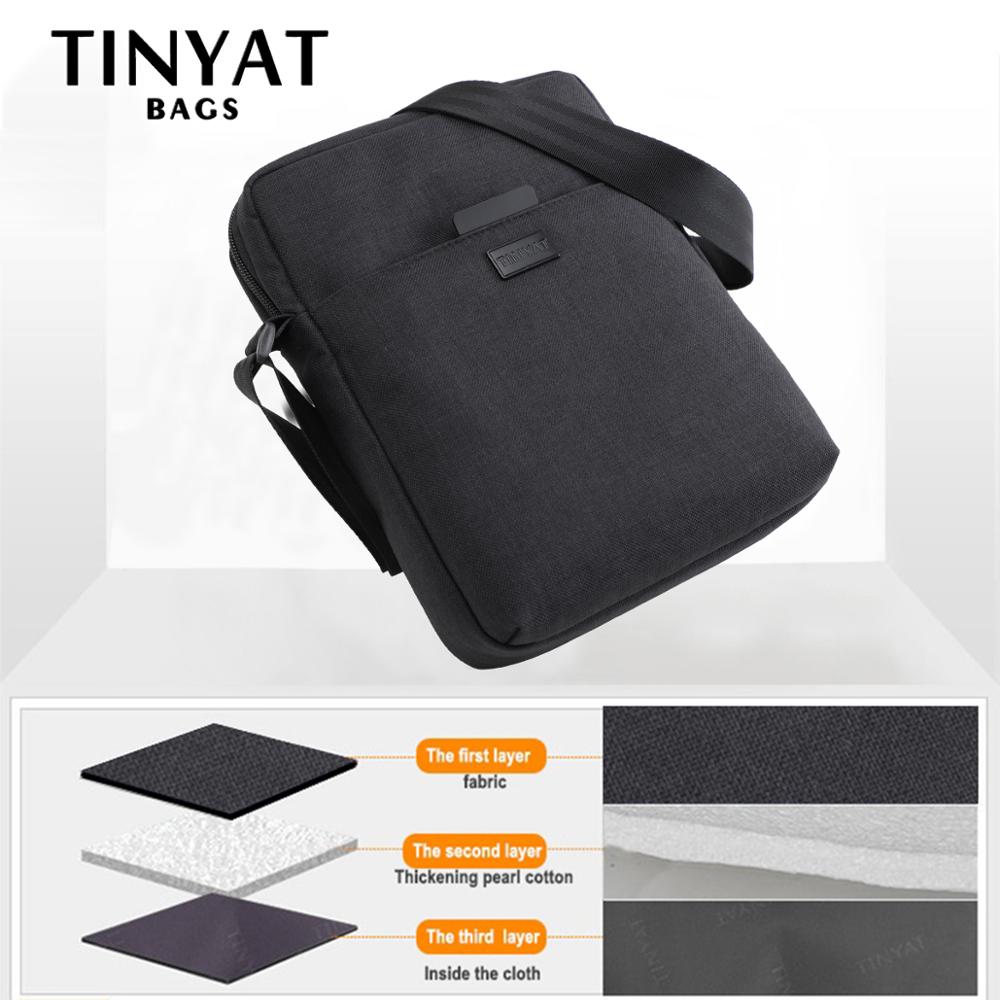 TINYAT Herrentaschen, leichte  – Tablet Shoulder Bag Bewertung und Preis