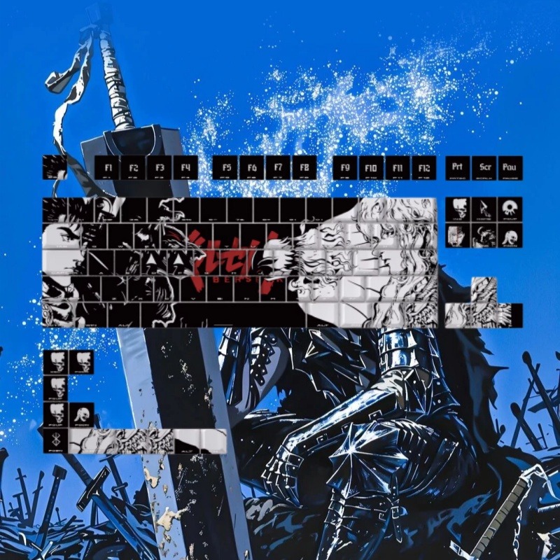 BERSERK Theme Anime Keycap 98  – Tablet Pc Accessories Bewertung und Preis